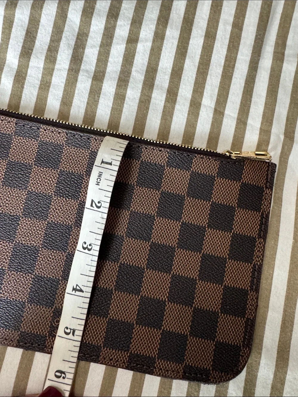 Louis Vuitton **price reflects
